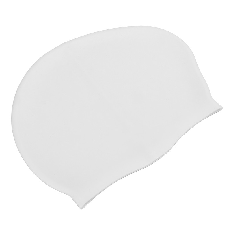 Swim Bathing Cap Silicone Waterproof Swimming Head Cover Professional with