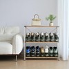 Uni HIMO Shoe Slots Organizer, Clear Shoe Stacker, Adjustable Level