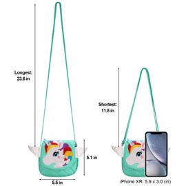 DEEKEY Little Girls Purses for Kids - Toddler Mini Cute Princess Handbags Shoulder Crossbody Messenger Bag Toys Gifts