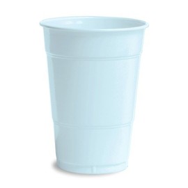 Club Pack of 240 Pastel Baby Blue Premium Disposable Plastic Drinking Party Tumbler Cups 16 oz.