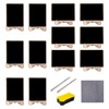 12 Pieces Mini Blackboards with 2 Whiteboard Pens, 1 Blackboard