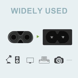 K-MAINS AC Power Cord Cable Plug Charger Compatible with Docirain D-lunchbox-A000 Electric Lunch Box