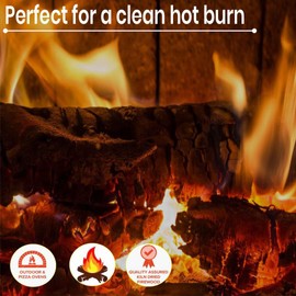 Old Potter Kiln Dried 16" Firewood, 1.4 Cu Ft~ 45-50 lbs, for Solo Stove, Firepits and Fireplaces or Cooking, 25-35 Logs, Oak