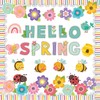 Pasimy Hello Spring Bulletin Board Decorations Spring Classroom Decoration Springtime