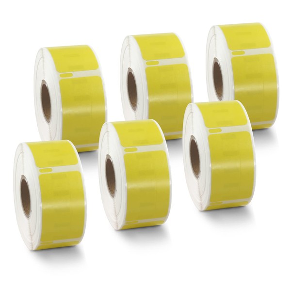 BETCKEY Colored Labels Compatible with Dymo 30330 (3/4" x 2")