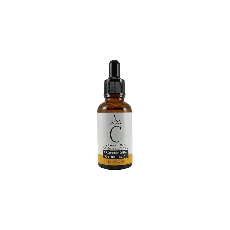 Serúm Faciales de Vitamina C con Acido Hialurónico, Hidratante, 30ml.