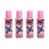 Crazy Colour Peacock Blue Semi-Permanent Hair Dye (4 x Blue)