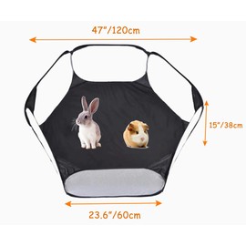 2-Pack Guinea Pig Carrier Backpack and Playpen Set - Breathable Pet Playpen Pop Open Outdoor/Indoor Exercise Fence, Portable Small Animal Backpack for Bearded Dragon, Rabbits, Hamster, Chinchillas