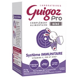 Guigoz Pro Bébé Système Immunitaire 21 Sachets
