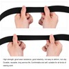 sourcing map Twill Wide Elastic Band Double-Side 50mm(2 inch) Flat