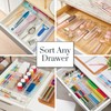 STORi SimpleSort 6-Piece Stackable Clear Drawer Organizer Set | 12"
