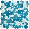 Simple Tile - Glass Mosaic Tile for Kitchen Backsplash, Bathroom