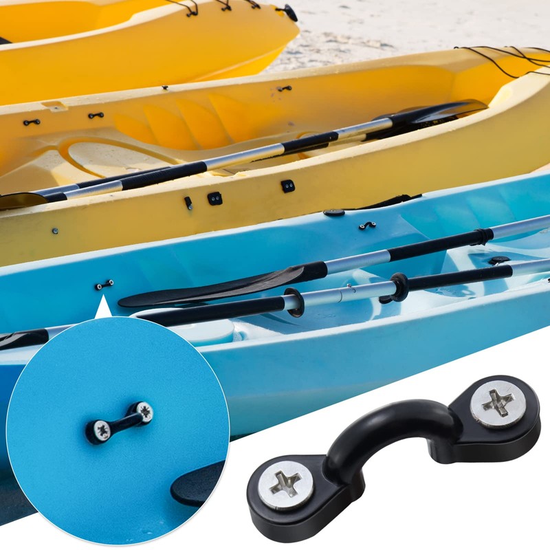 Kayak Pad Eye Deck Loops Tie Down with Screws for
