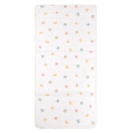 Isamu Shokai 100% Cotton, Made in Japan, Gauze Bath 6 Piece Set (Gauze Bath Towel, 2 Bath Gauze, 3 Gauze Handkerchiefs) Animal Land Pattern
