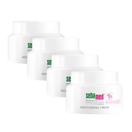 SEBAMED Moisturizing Face Cream for Sensitive Skin Antioxidant pH 5.5 Vitamin E Hypoallergenic 2.6 Fluid Ounces (75mL) Ultra Hydrating Dermatologist Recommended Moisturizer (Pack of 4)