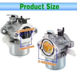 CDDCWZ Carburettor Kit For Briggs & Stratton 286702 286707 289702 289707 Carburettor Gasket + Air Filter + Pre Filter + Spark Plug Replacement Parts Replacement Tool Kit