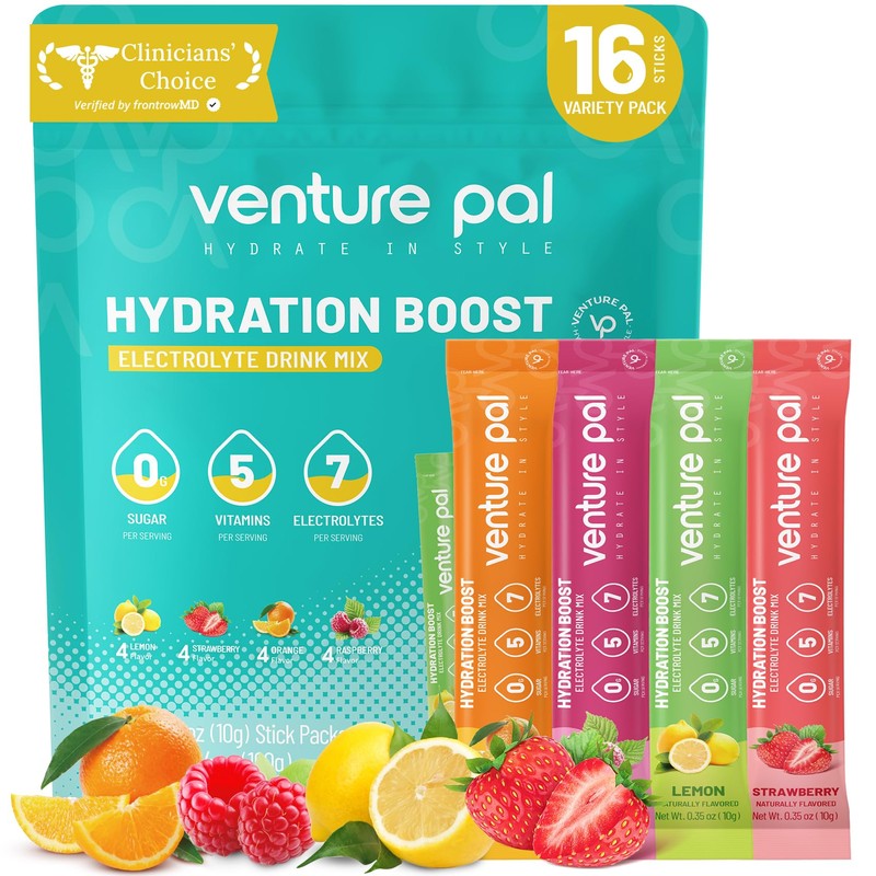 Venture Pal Sugar Free Electrolytes Powder Packets - Liquid Daily