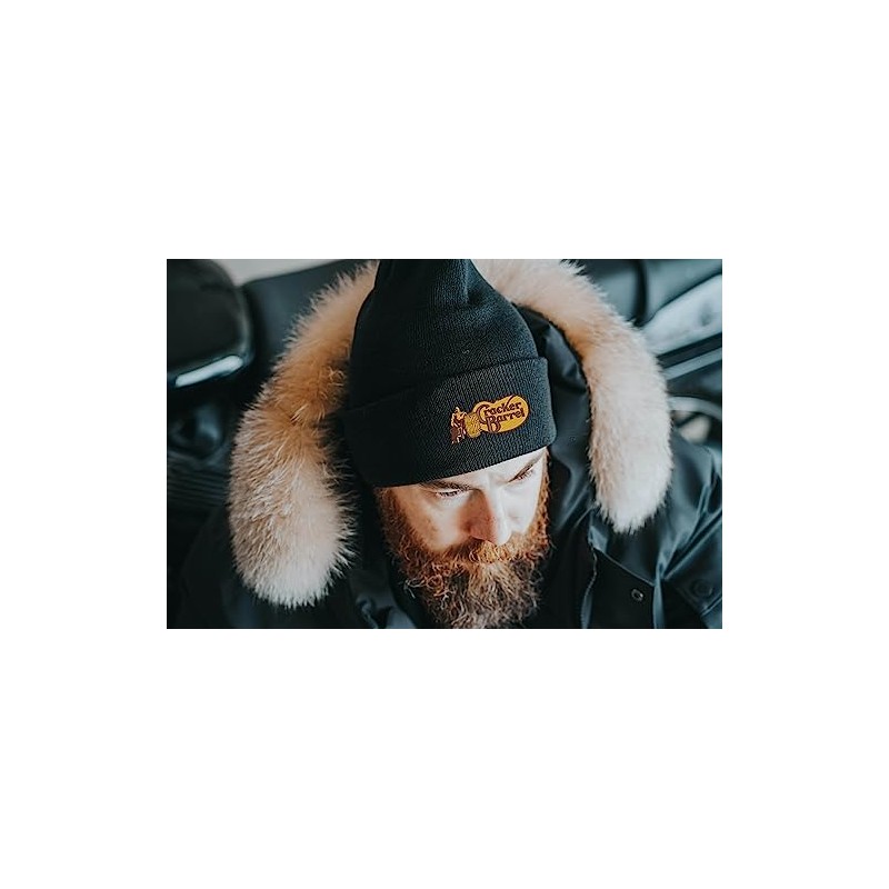 Cracker Barrel Vintage Beanie Hat Warm Winter Cap (White)