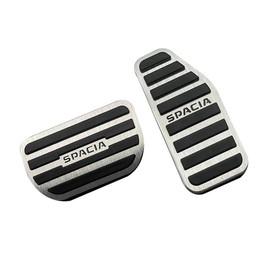 TADOKAPATU Suzuki New Model Spacia Spacia Custom MK54S MK94S Exclusive Pedal Cover Brake Accelerator Cover for Safe Driving, Installation Manual Included, Interior Parts, Aluminum Alloy and Rubber, 2