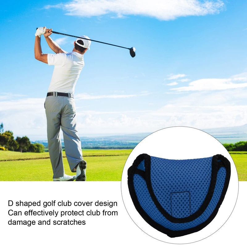 D Type Golf Club Head Covers, Woven Golf Club Mallet