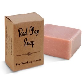 Soap Lift Red Clay Hand Soap (3.5 oz, 2 Pack)- Dark Brazilian Clay for Cleansing The Skin Of Oil, Dirt, And Grime With Moisturizing And Softening - Organic Oils, Free Of Sulfates Or Synthetics