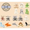 Animal Key Holder, Plush Material, Comes with Ring Keychain, Cute