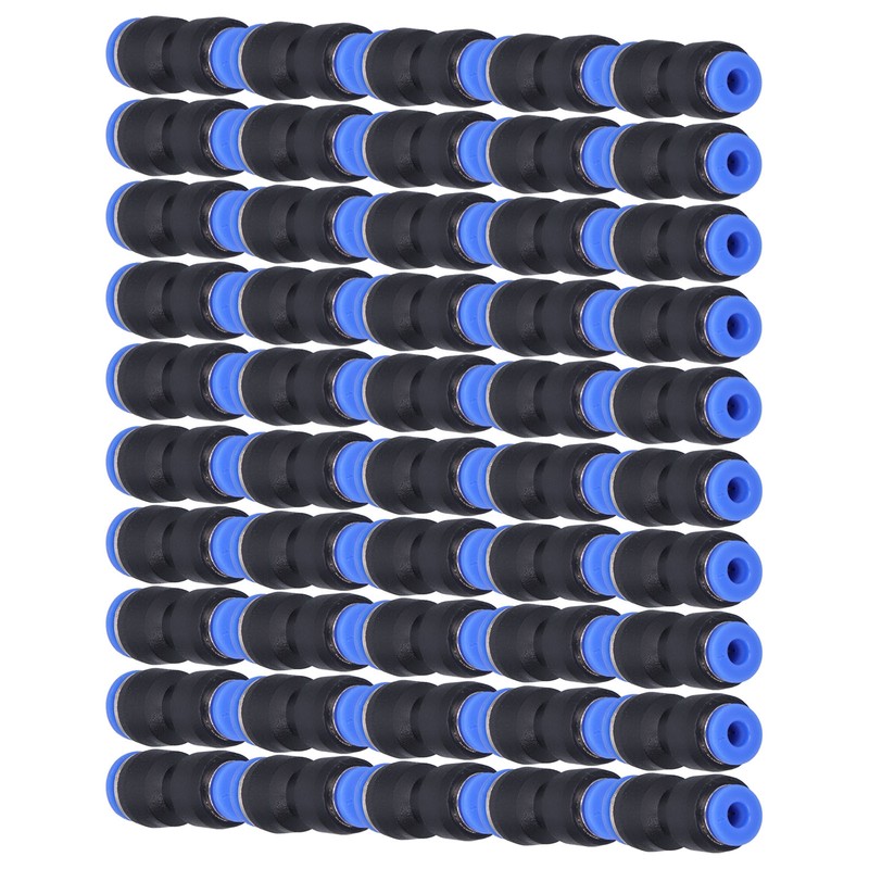 50Pcs Pneumatic Reducing Connector Straight Push in Reducer Fittings for