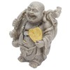 Buddha Statue Resin Mini 8cm Maitreya Laughing Buddha Figurine for