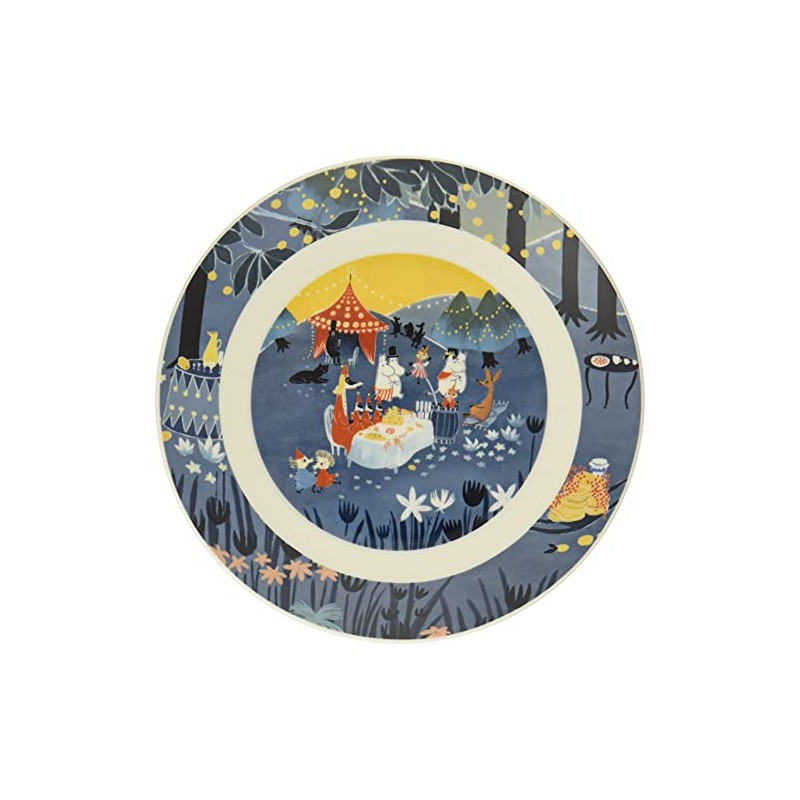 Yamaka Shoten MOOMIN MM3203-330 "Luonto" Plate, Plate, 7.7 inches (19.5