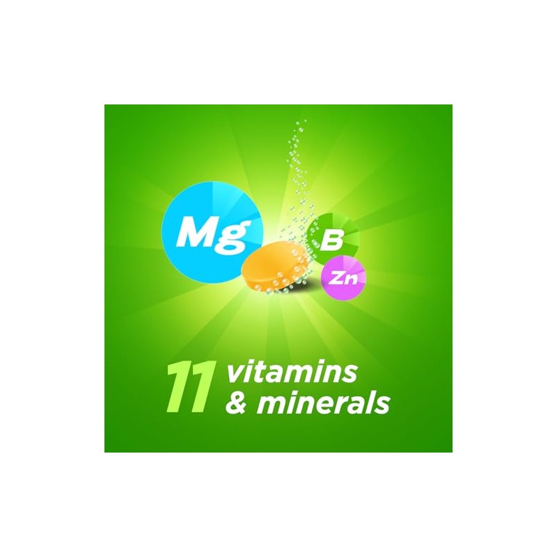 Berocca Energy Effervescent Tablets, Orange Flavour, 60 Tablets