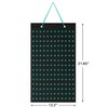 PACMAXI Hanging Shoe Charm Holder with 180 Holes, Wall Mounted