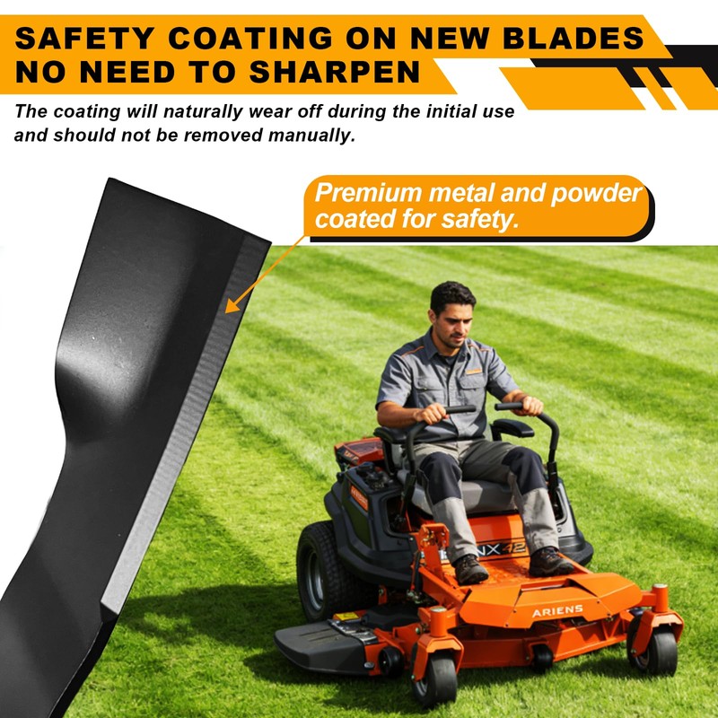 ZONEWO 09081200 High Lift Mower Blades Kit Compatible with 60"
