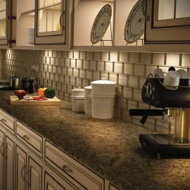 AIBOO Under Cabinet LED Puck Lighting Kit With Touch Dimmer Switch