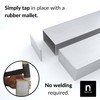 Nelsons CNC 10 Pack 1x3 Inch Aluminum Radius Edge Rectangle