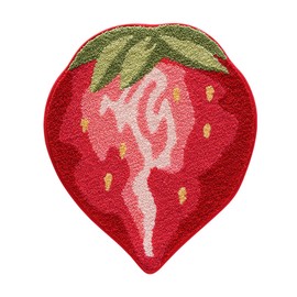 Ankah Fruit Bath Mats Cute Bathroom Rugs, Particularly Absorbent, Very Soft, and Dry Fast That fits in The Kid's Room, Bathroom or Other Room, 17.7" x 31.5", One Lemon