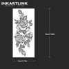 INKARTLINK Tattoo Tech, 2 Sheets Large Semi Permanent Tattoo, Temporary