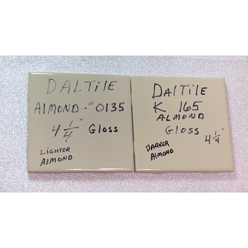 Daltile New Daltile Ceramic 4 1/4 x 4 1/4 Almond
