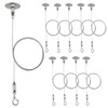HAMRVL 10 Pcs Adjustable Picture Hanging Wire - Heavy Duty