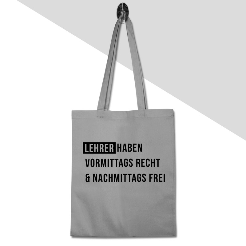 Shirtracer - Cotton Bag - Teacher Bags - Morning Right