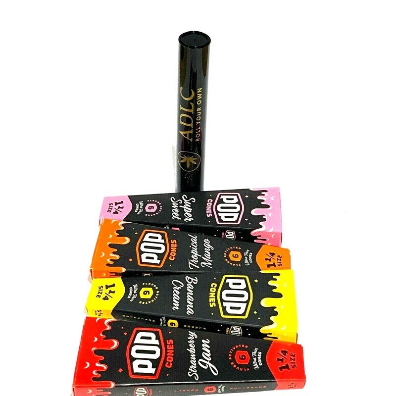 Pop Cones Mix Flavors Cones 1 1/4 (4 packs) with