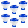 XtremepowerUS (6)-Pieces Floating Tablet Chlorine Dispenser 3lbs Capacity Chemical Dispenser