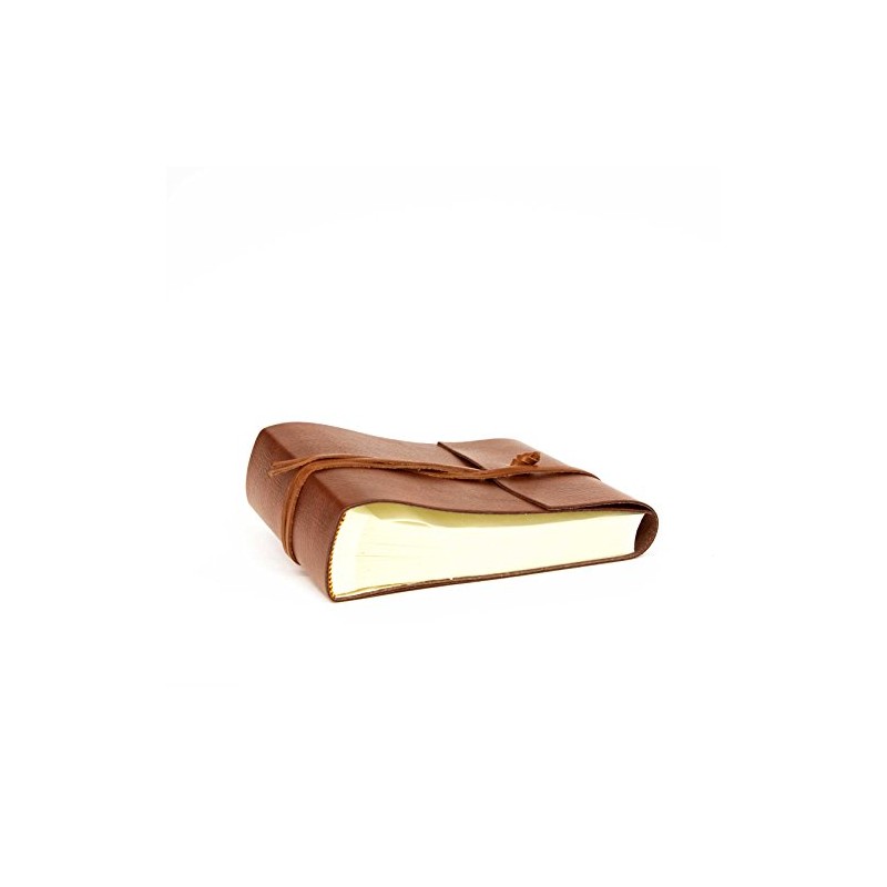 Tivoli Medium Recycled Leather Photo Album, Handmade Classic Italian Style,
