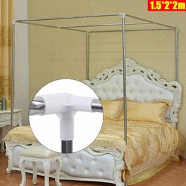 1.522m Mosquito Net Support, Stainless Steel Bracket for 4.92ft & 5.91ft Beds, Modern Mosquito Net Holder