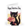 Valentines day card cats, Greeting card for cat lover