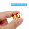 PATIKIL 8 mm (1/3 inch) Solid Brass Hole Eyelets 6