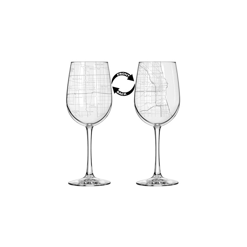 MIP 16 oz Tall Stemmed Wine Glass for Red or