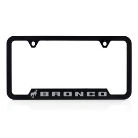 Ford Bronco UV Printed License Plate Frame - Cactus Grey