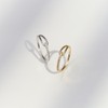 Gold&Dear 14KGP Slim Loop Cubic Ring Yellow Gold / 골드앤디어