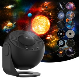 Galaxy Projector,Star Projector,12 in 1 Planetarium 4K Realistic Starry Sky Night Light with Solar System Constellation Moon for Kids Room Adults Bedroom Ceiling Home Theater Living Room Decor