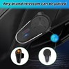 Dgakcvb BT-S5 10 Rider Motorcycle Bluetooth Headset, 3000m Motorcycle Group